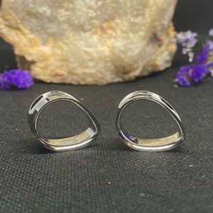 New Tear Drop Ear Gauge Tunnels 3/4” or 19mm stainless
